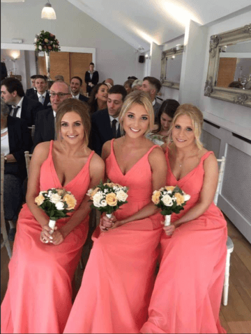 Bridesmaids in Amanda Wyatt